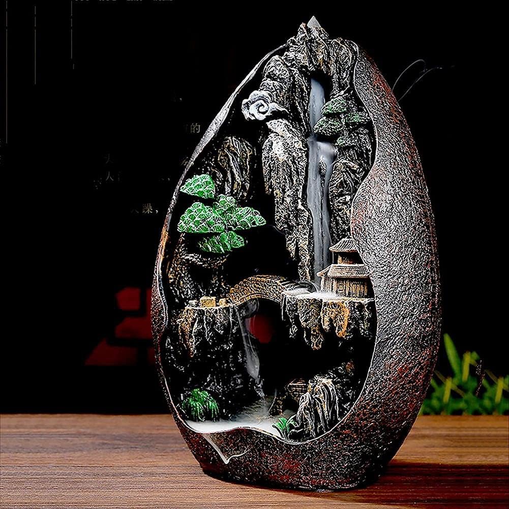 逆流香 香炉 お香 アロマ 癒し 下向き 流れる 滝 アロマ香