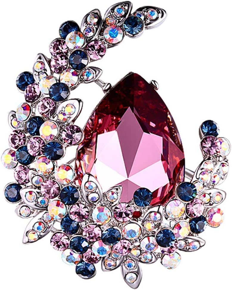 Brooch 1 Pieces Ladies Brooch Crystal Elegant Brooch Fashion Coat Coat Corsage Accessories Retro Cardigan Clip Sweater Collar Clip Shawl Clips Brooch pins,