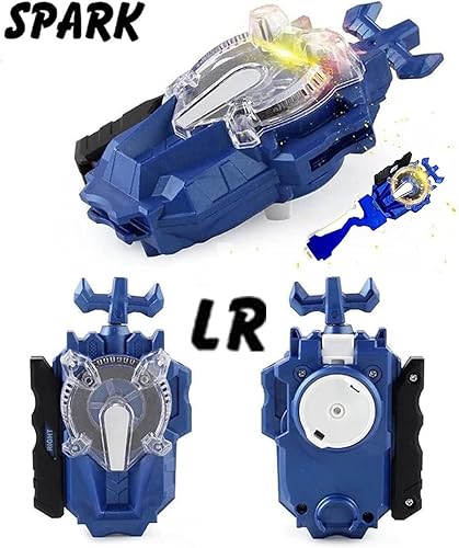 Miniatura 2 de Battling Top Burst Toy Sparking Launcher Set, Bey Battle Blade Blades Brave Valkyrie Gyro Left and Right Launchers Two-Way Spinning Bayblayed Game