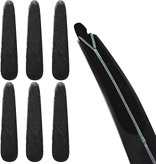 Soulchen 3 Pair Archery Recurve Bow Limb Silencers Traditional Longbow Plate Adhesive Accessories Archery Limb Silencers Recurve Bow Stabilizer Dampener