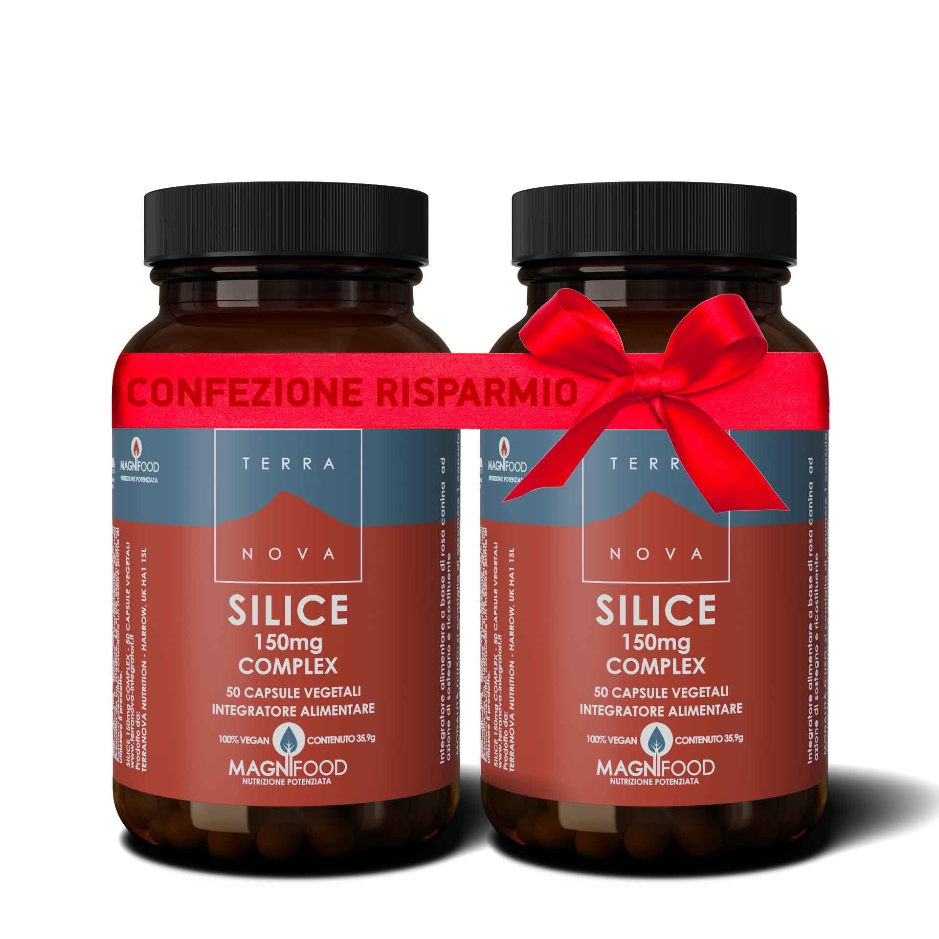 Silice 150 mg Complex 50 CPS 2 PEZZI CONFEZIONE RISPARMIO