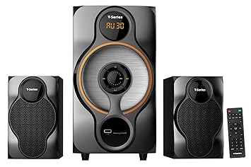 T-Series M-33 2.1 Channel Multimedia Bluetooth Speakers 55W (Black)