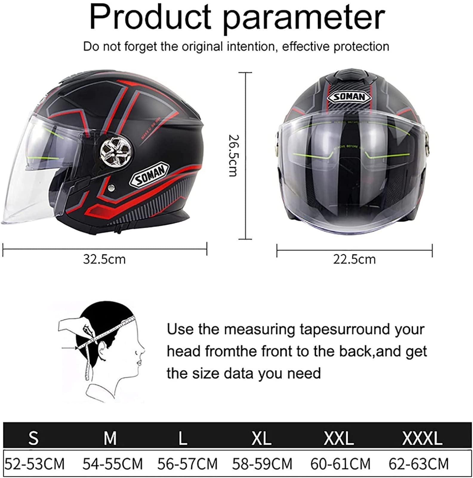 Bluetooth Motor 3/4 Jethelm Met Zonneklep - DOT/ECE Gecertificeerd - Motor 3/4 Open Helm Volwassenen Unisexs ABS Shell Voor Scooter Touring Fietshelm A1,L