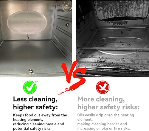 Miniatura 6 de Combo de horno tostador con freidora de aire de doble zona de 25.4 cuartos de galón, puerta de vidrio francesa, capacidad XL, rango de temperatura