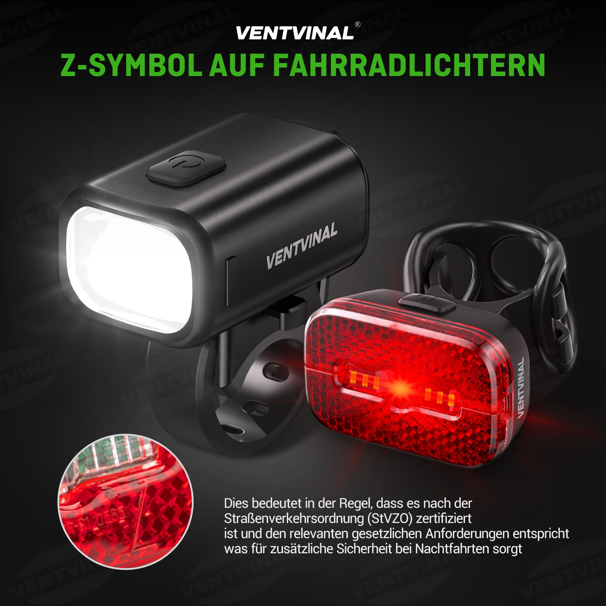 Fahrradlicht Led Set, Stvzo Zugelassen Fahrradlicht USB Aufladbar mit Batterie Aufforderung, Fahrradbeleuchtung Set, Vorne und Rücklicht Fahrrad Akku, IPX5 Wasserdicht mit Reflektor