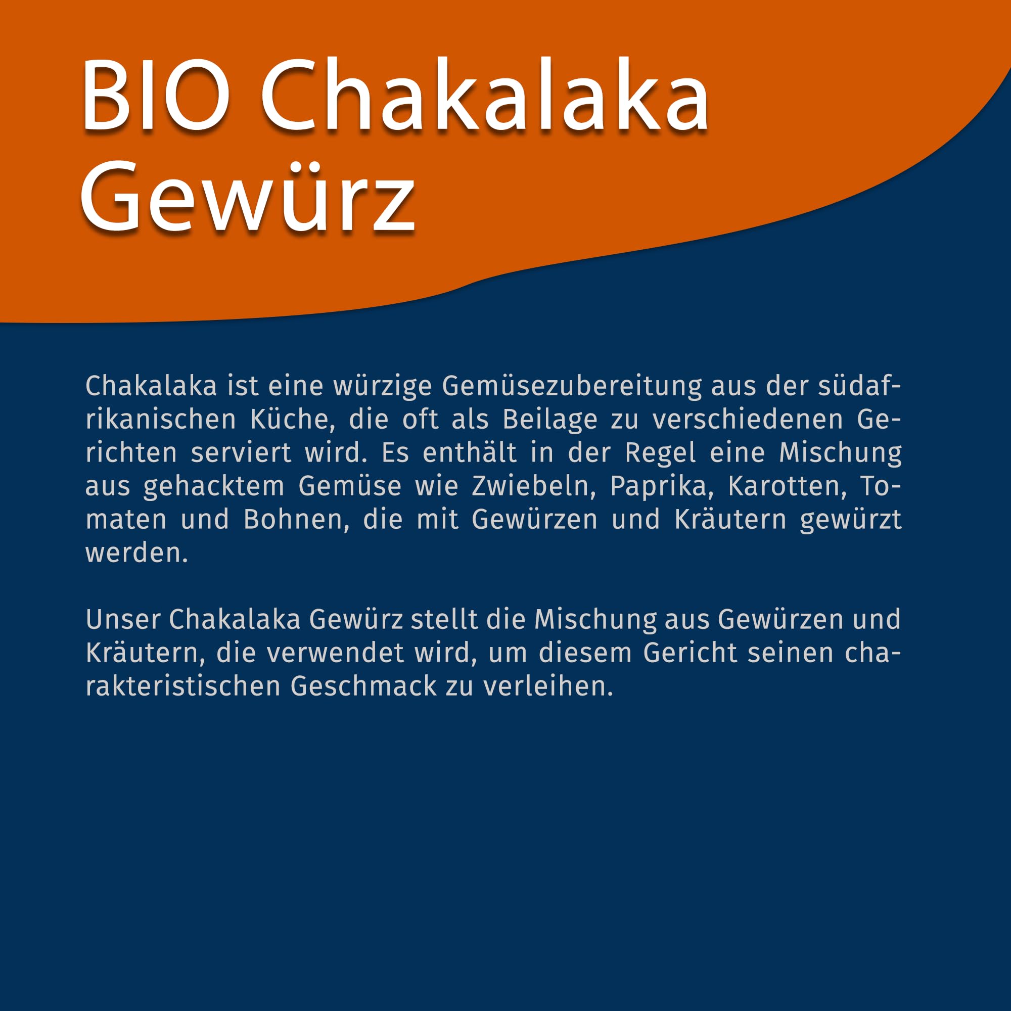 Tasty Pott Bio Chakalaka Gewürz 1000 Gramm | Würzen & Kochen | Braten & Grillen | Aromatisch Exotisch Besonders | Paprika Zwiebeln | Nachfüllbeutel Vorteilspackung | Bioqualität