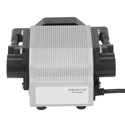 Ubersweet Laser Cutter Air Pump, Aluminum Alloy Stable 16W Low Noise Laser Cutting Air Assist Pump for Laboratories (DC-30)