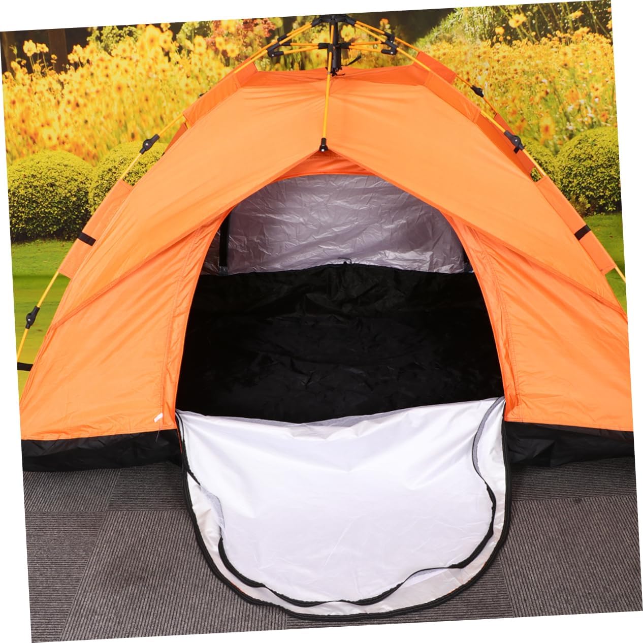 Fully Automatic Oxford Cloth Camping Tent for Outdoor Travel Quick-Opening Foldable Tent Carry Bag Waterproof for Camping Hiking and Beach