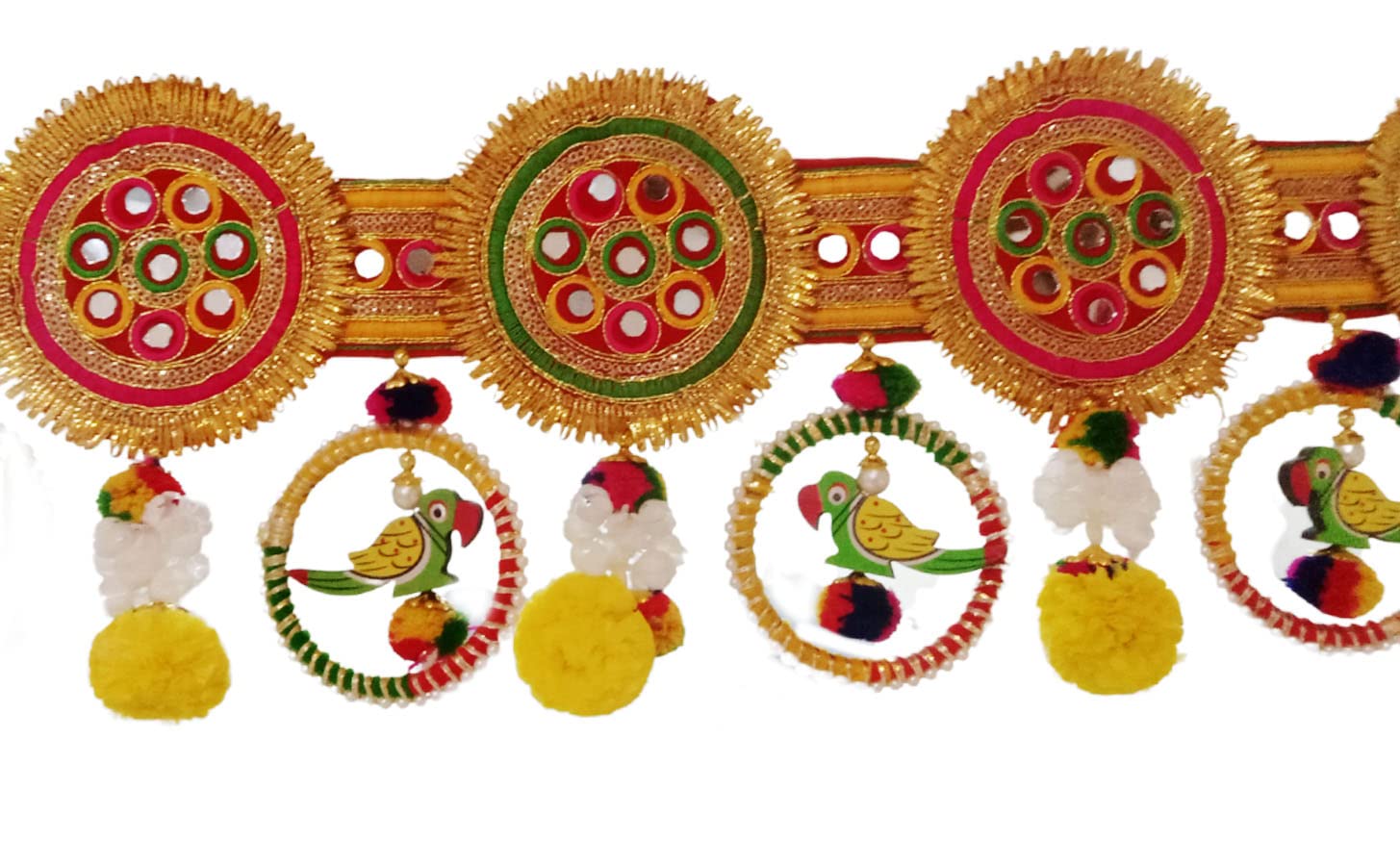 Amazon Brand - Umi Handmade Toran Toranam Bandarwal Wall Door Hanging Ornaments for Main Gate Entrance, Home Office Diwali New Year Decorations, Home Decorative Item offers donot miss