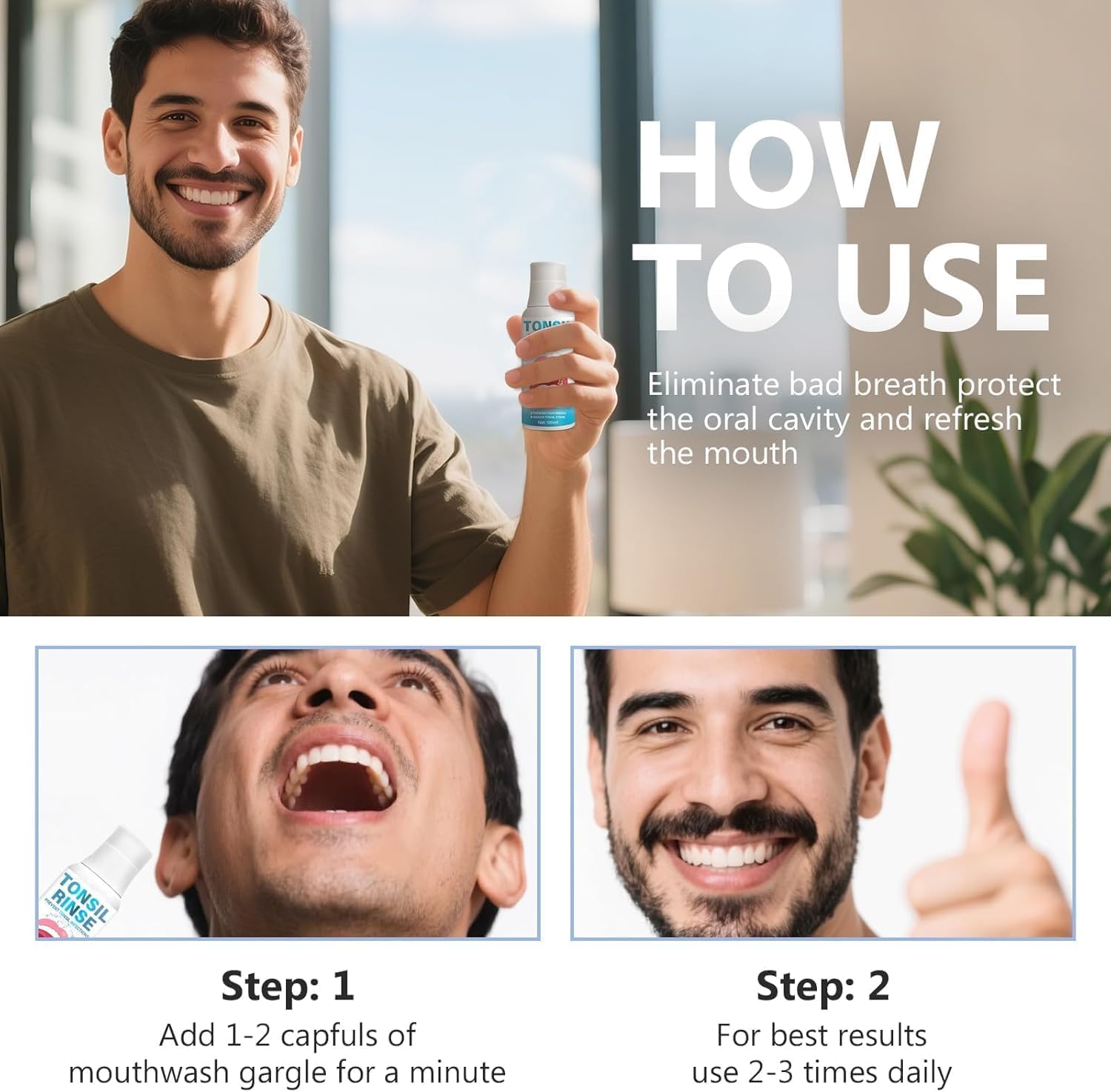 Tonsil Stone Remover, Tonsil Stone Remover Rinse Liquid Help Freshens Throat Area,Fast Effectively Soothe Dry Mouth & Freshens Breath