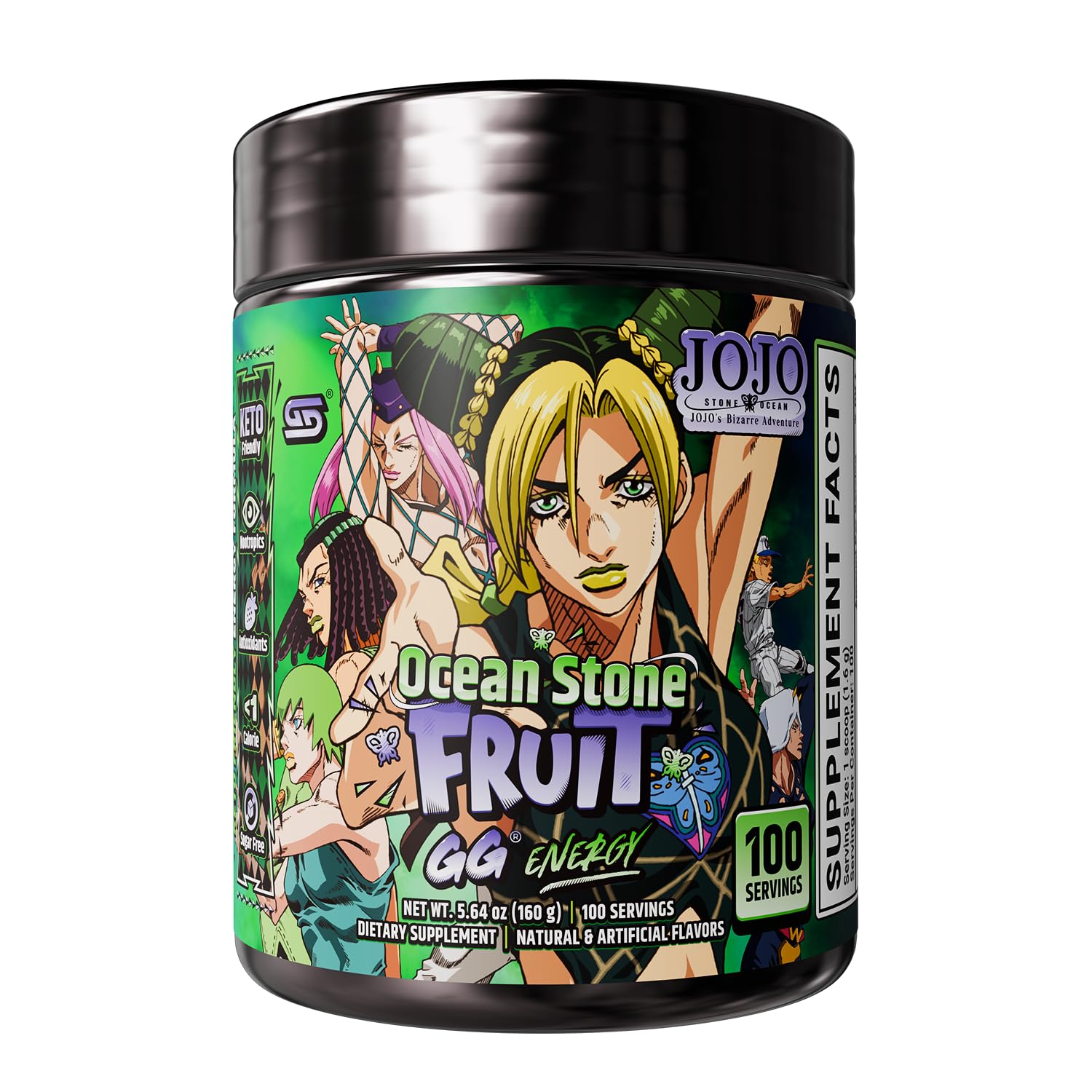 Amazon.com: Gamer Supps GG Energy - JoJo's Ocean Stone Fruit (100