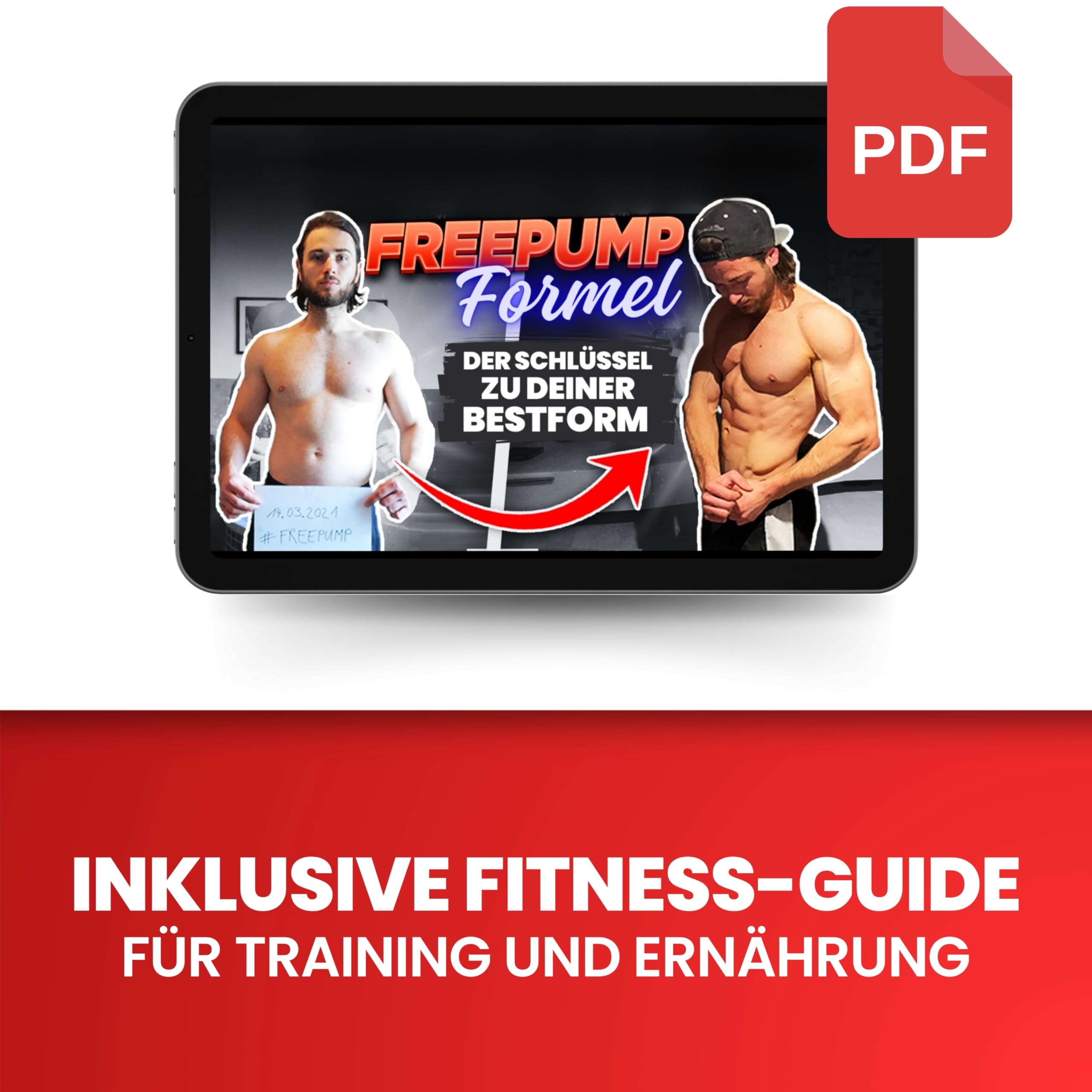Red Rab FREEPUMP Fasce di resistenza premium per fitness con video di allenamento, Smart Home Gym Stick | Bacchette fitness per bande di resistenza | Body & Training Bar | Asta fitness | Asta per