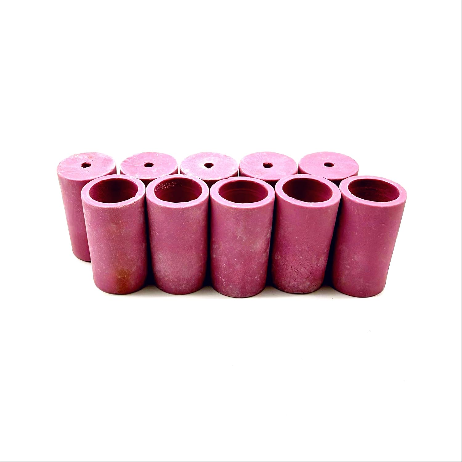 10 Pieces Sandblaster Gun Nozzles Sand Blaster Replacement Cylinder Ceramic Abrasive Tip for Blasting (3mm)