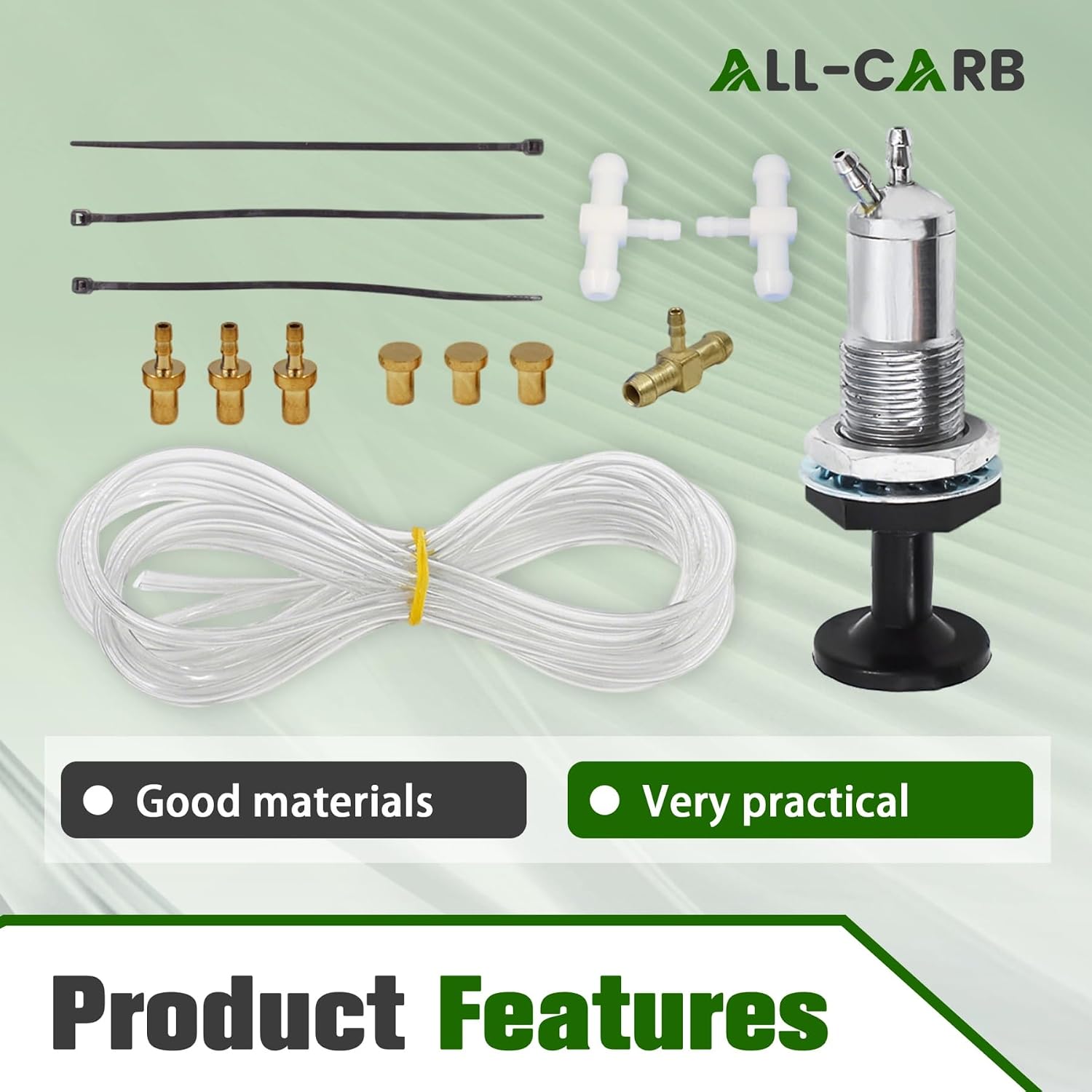 ALL-CARB Single Carb Primer Kit Replacement for Kawasaki SS SX ST SC TS X2 SX 440 550 650 750