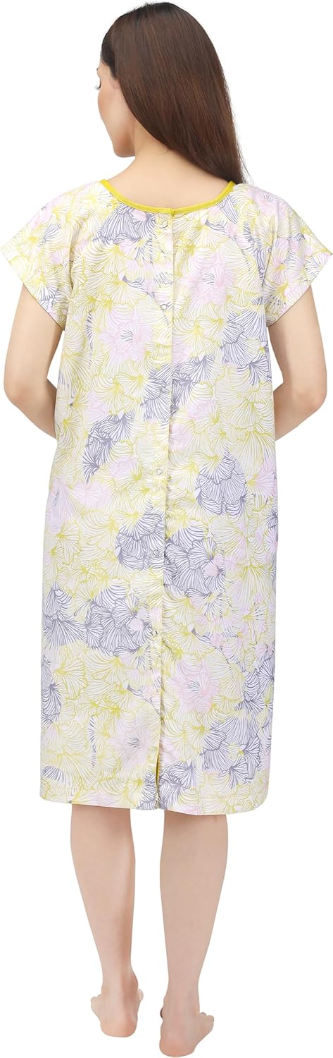 NY Threads Women's Hospital Gown Soft and Stylish Patient Gown - Image 3