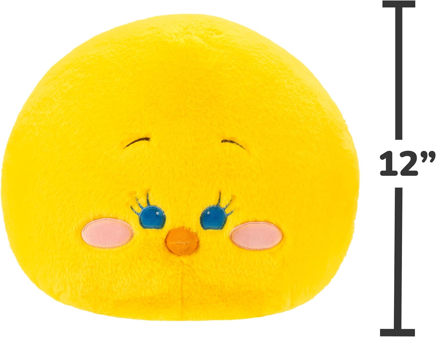 Jazwares Atamas by Russ 12-Inch Tweety Bird Plush - Iconic Character Heads - Super-Soft and Huggable - Official Plush
