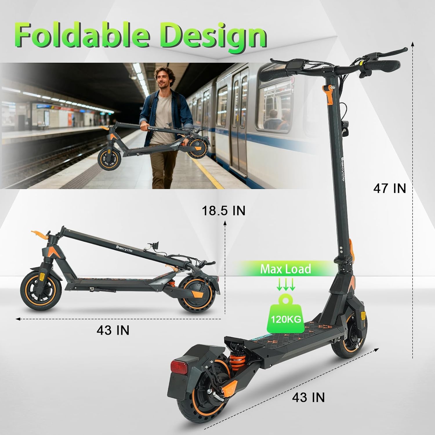 Electric Scooter for Adults, 5600W/1500W/1200W/800W Motor Fast Electric Scooter, 46/40/35 MPH Top Speed, 27Ah/20.8Ah/15.6Ah Battery, 10/11" Off Road Tire Foldable E-Scooter for Commuter Outdoor campus