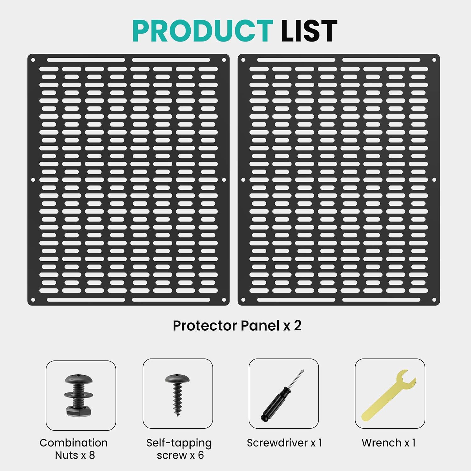RV Screen Door Protector - Adjustable Camper Screen Door Guard (Fits 16.1" to 31.2" Width), Powder-Coated Metal Pet-Resistant Mesh Prevents Dog Scratching, Universal Fit
