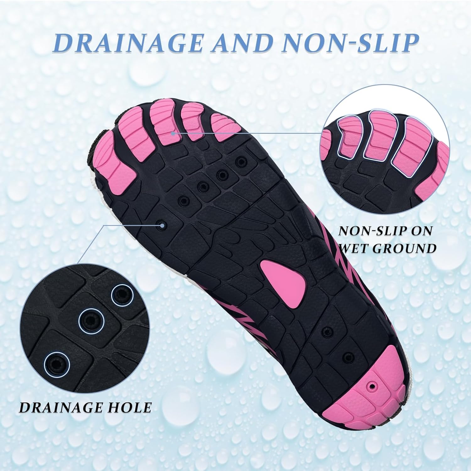 Barefoot Shoes for Women & Men, Grounded Walking Hiking Barefoot Shoes, Wide Toe Box Non-Slip Water Athletic Footwear, Comfortable Vitality Barefoot Footwear, Trail Running Sneakers Unisex - Image 4