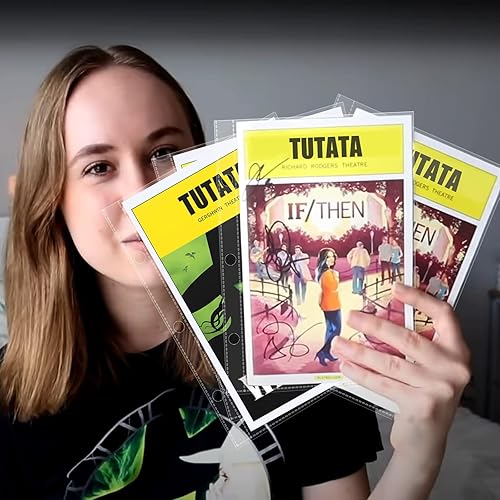 Miniatura 6 de Protectores de página para programas de juego de Broadway y programas de teatro, 50 protectores de hojas para folletos antiguos de 6 x 9 pulgadas,