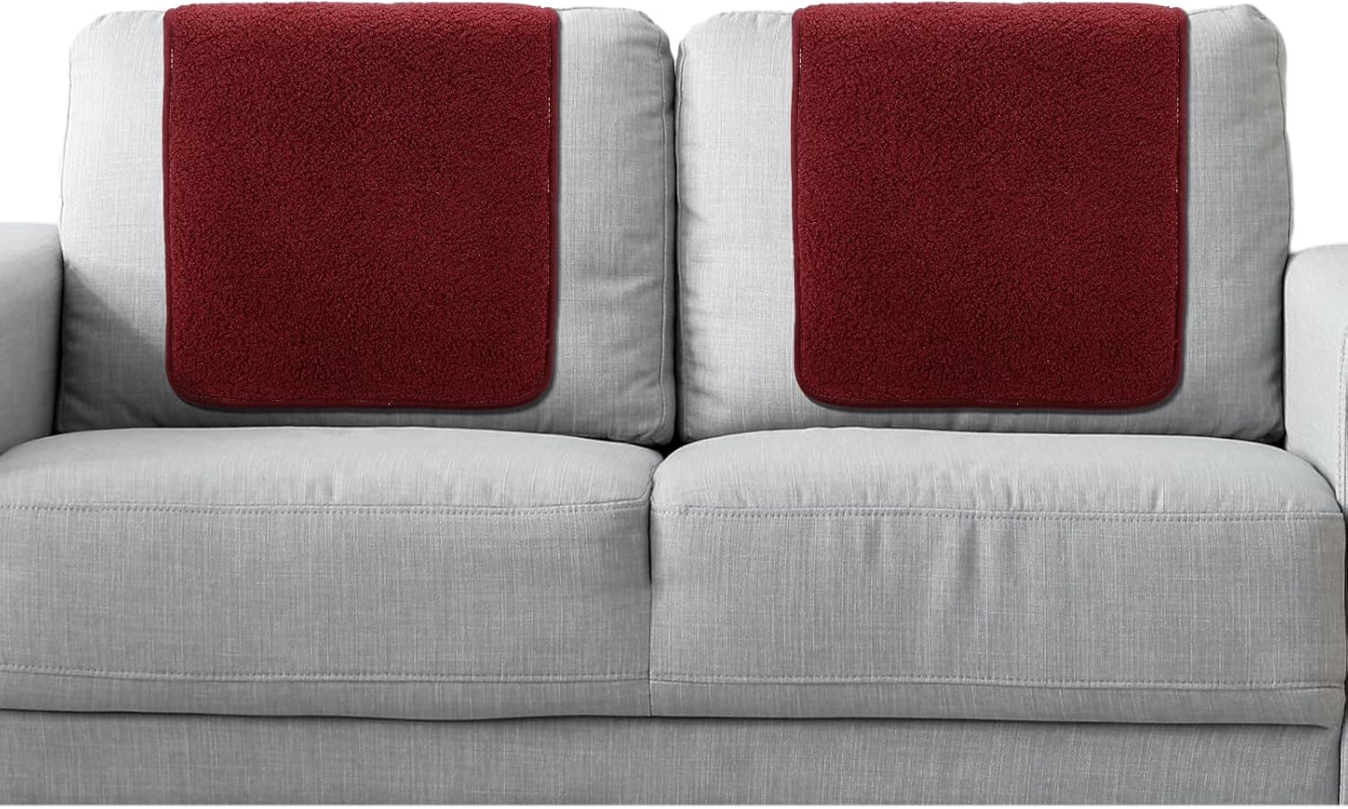 Frienda 2 Pieces Sofa Headrest Covers Recliner Headrest