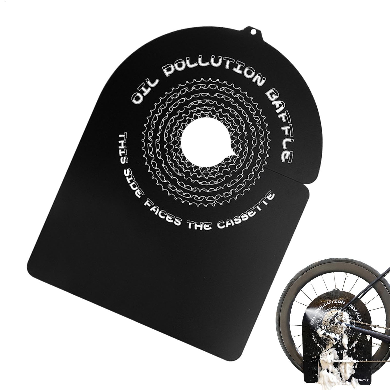 Cubierta de freno de disco para bicicleta de montaña y protector de tuberías 8
