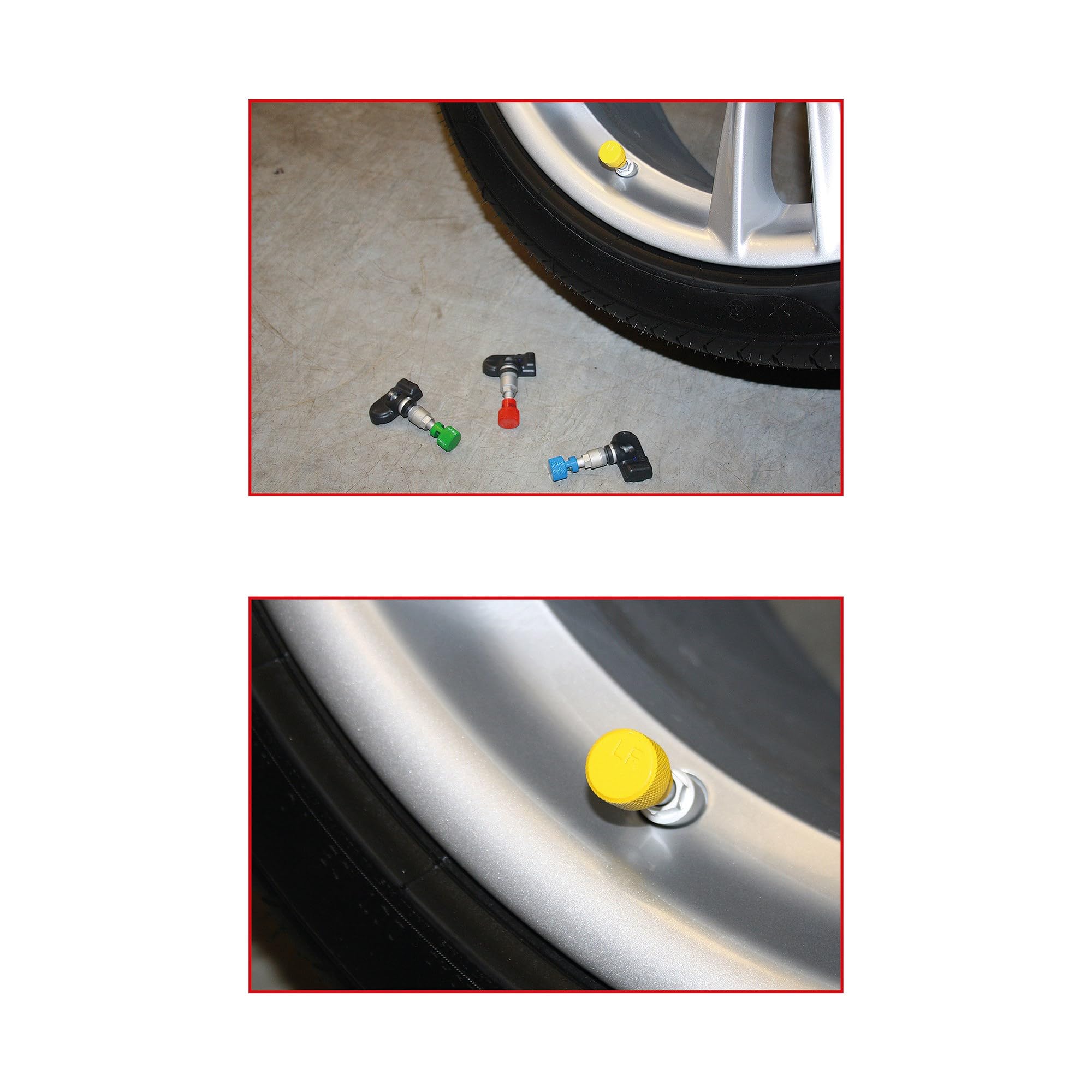 KS Tools 100.1185 RDKS/TPMS Tyre Vent Set, 4 Pieces, Colour, Size - Image 4