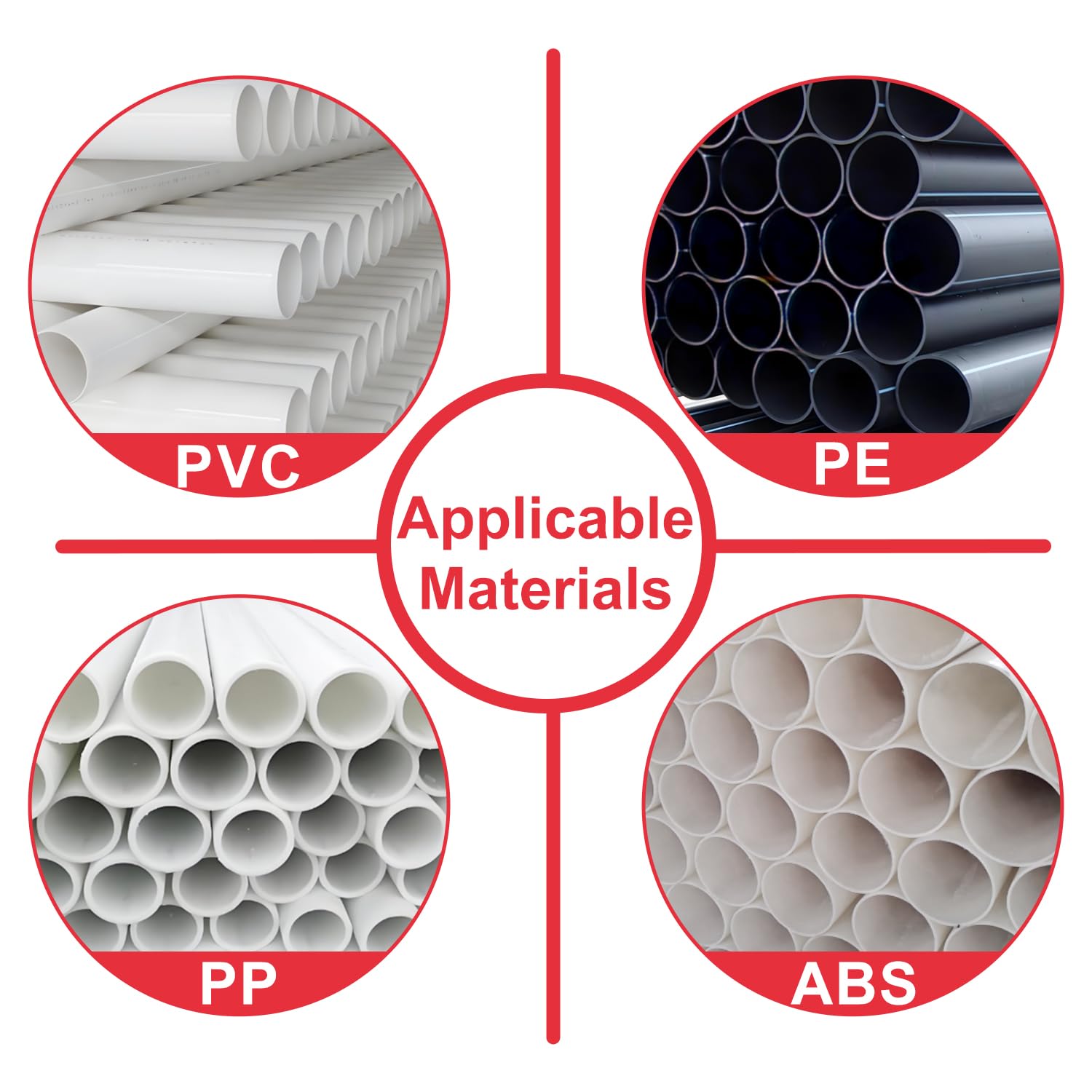 Alésoir à Tuyau PVC Portable - 5,1 Cm - Lames Alliage Aluminium, Compact Et Précis Pour Plomberie