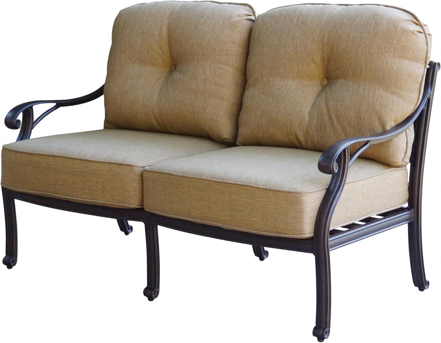 Darlee Nassau Cast Aluminum Patio Loveseat