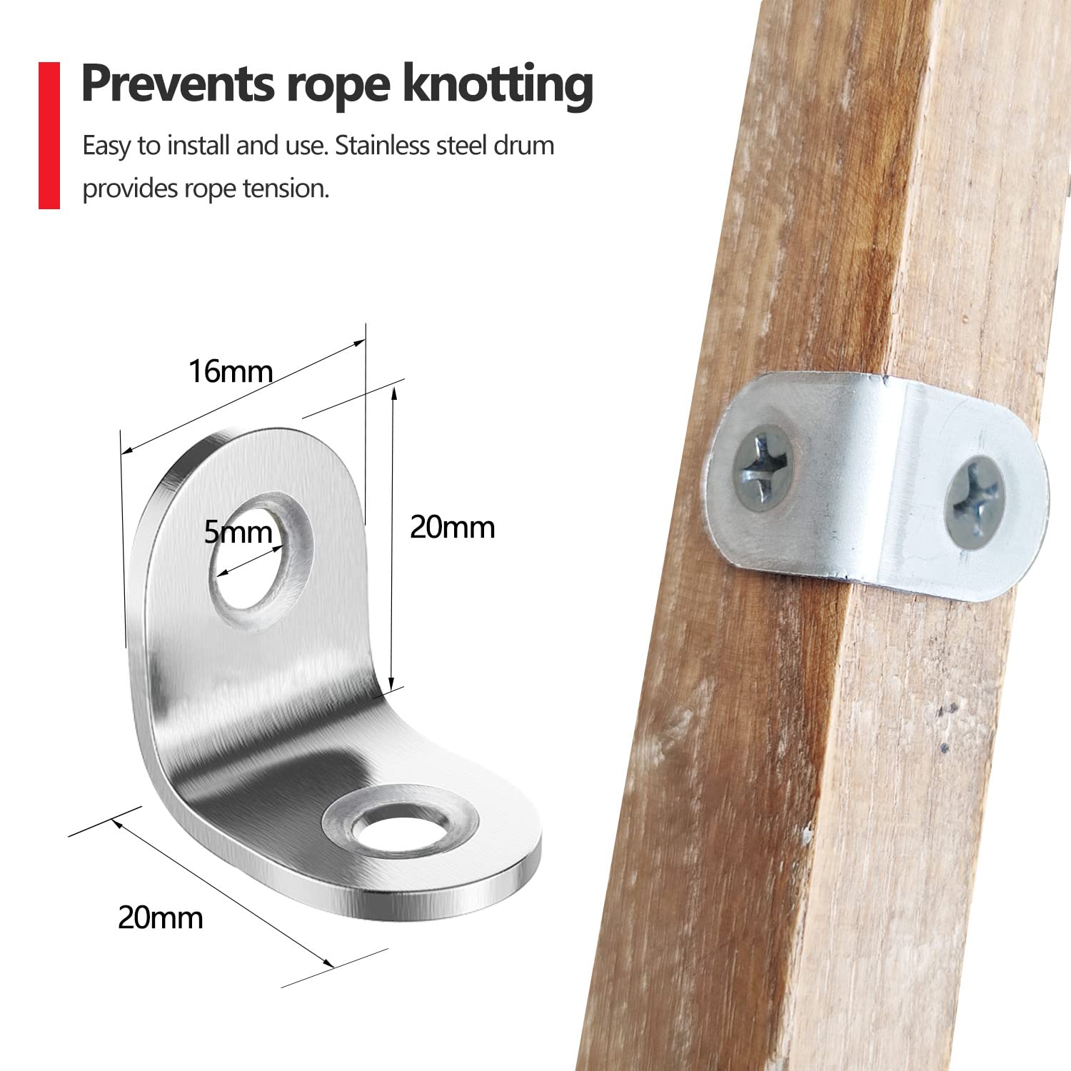 20 Staffe Angolari In Ferro Zincato 90° Con Viti - Rinforzo Per Mobili Fai Da Te - Foto 2