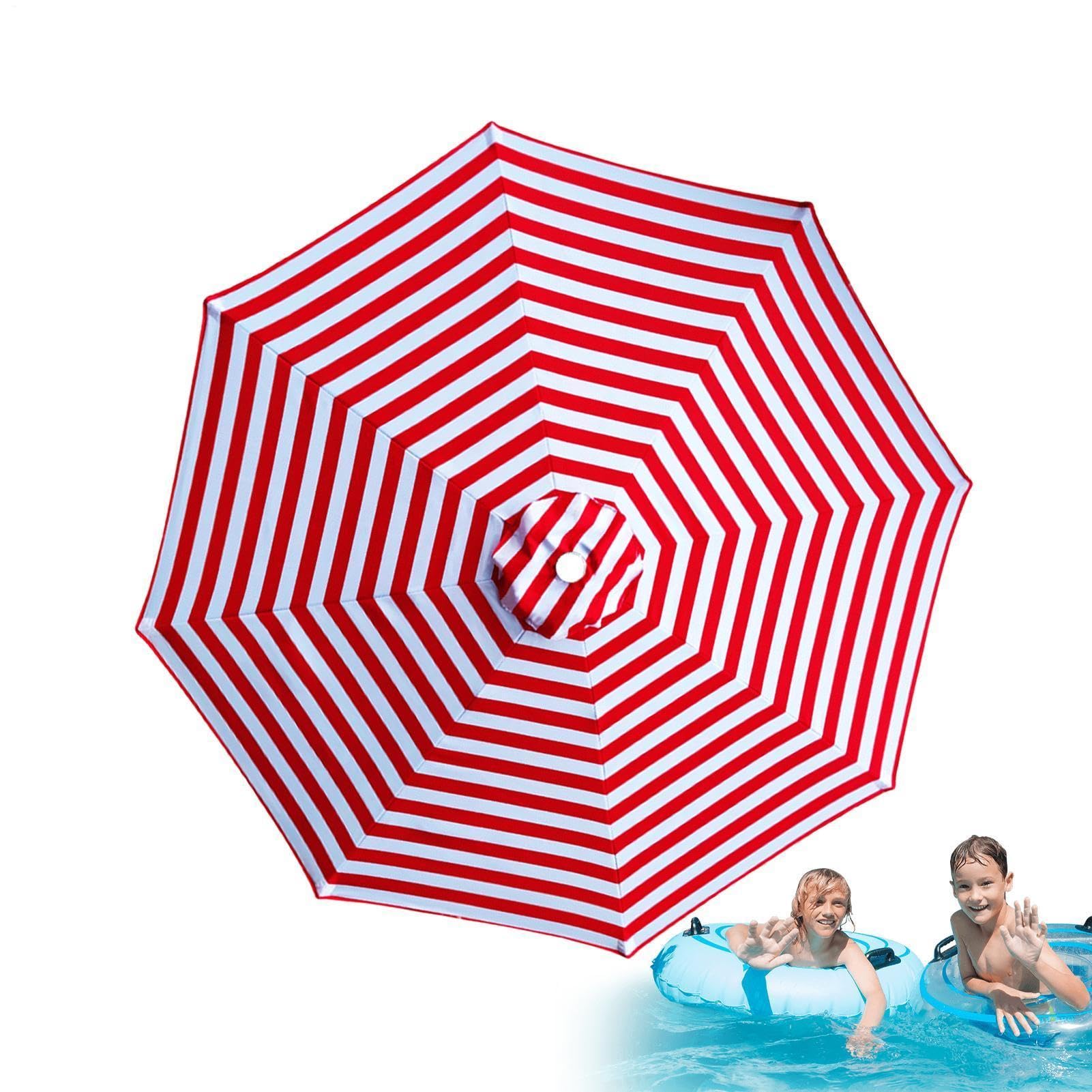 Zamiennik parasola tarasowego, ochrona UPF 50+, zamiennik górnych baldachimów - dla kobiet mężczyzn dorosłych targ ogrodowy patio podwórko podwórko ganek