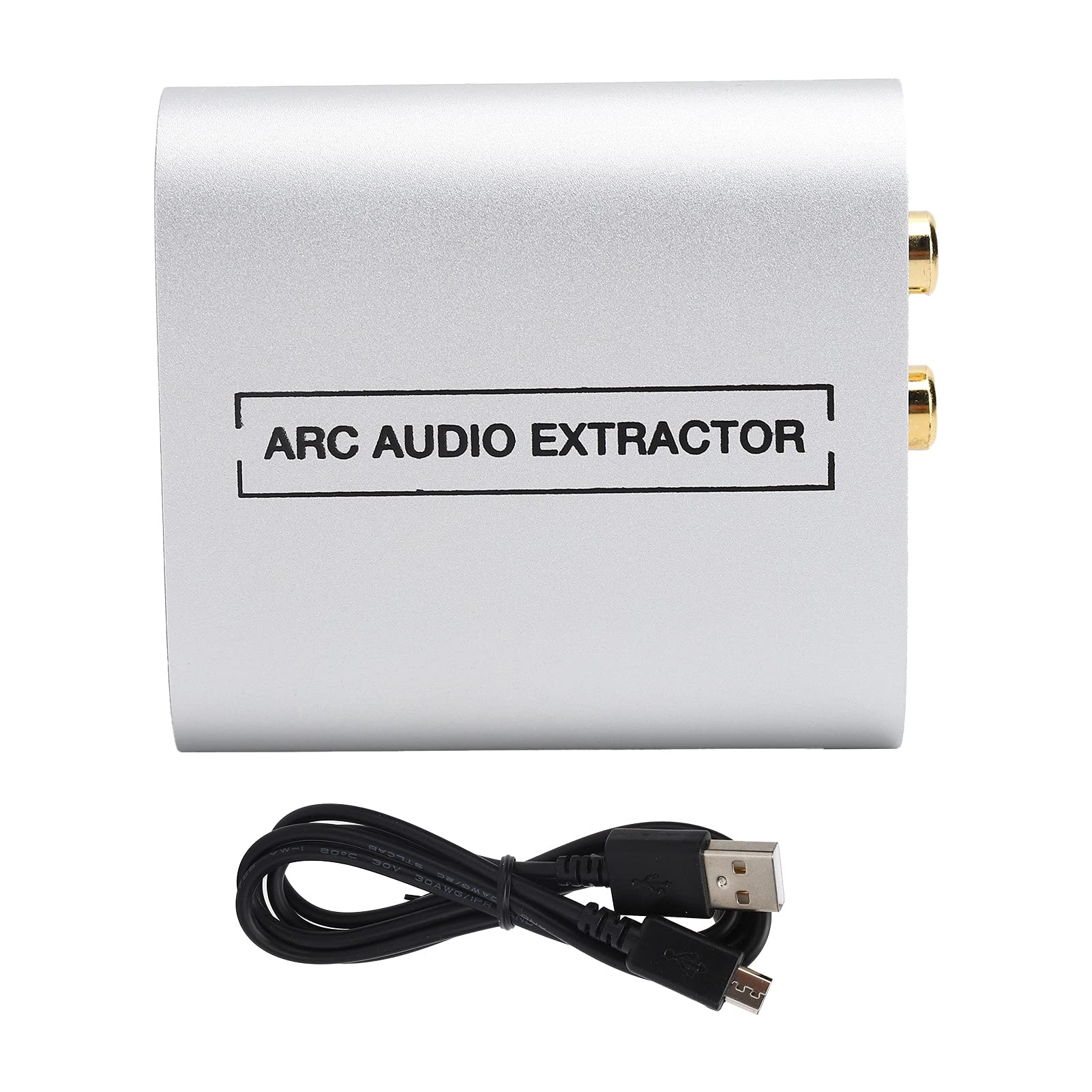 Bewinner Convertidor Extractor, Aleación de Aluminio HDMI 1.4 Decodificador de Audio PCM 2.0 Salida de 3,5 Mm Control de Volumen CEC para HDTV Amplificador Receptor Uso en Exteriores
