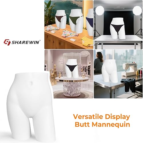 Miniatura 6 de Maniquí femenino sexy de una sola pieza HIPS torso inferior del cuerpo para mostrador de lencería de mujer, soporte de pedestal de exhibición de