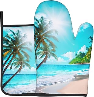 Heat Resistant Pot Holders and Oven Mitts Set - Protect Your Hands from Hot Pots and Pans