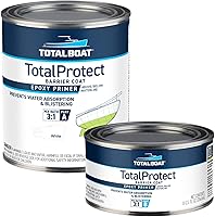 Vista 11 de TotalBoat TotalProtect Sistema de revestimiento barrera epoxy (Gris, Quart)