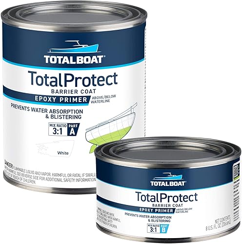 TotalBoat TotalProtect Sistema de revestimiento barrera epoxy., Blanco