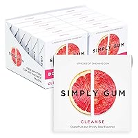 Vista 14 de SIMPLY Gum Canela, goma de mascar natural sin plástico, paquete de 12 (180 piezas) Vegano, Kosher, sin OMG, sin aspartamo y sin sorbitol