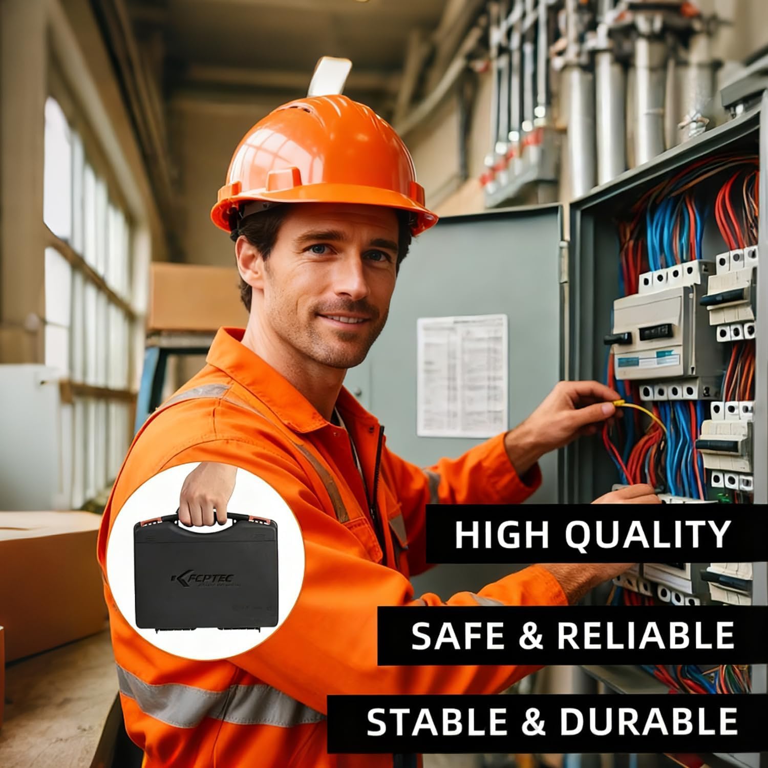 KF CPTEC Set di Pinze a Crimpare 9 PZ - Pinza Crimpatrice per terminali a filo - Strumento di Crimpatura intercambiabile per termoretraibile,connettori isolato,non isolato,ghiera,connettori cilindrici