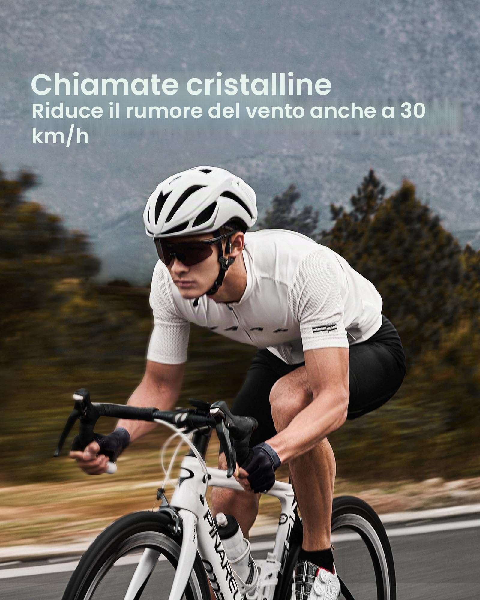 mojawa Purra Run - Cuffie Sportive a Conduzione Ossea – Nero