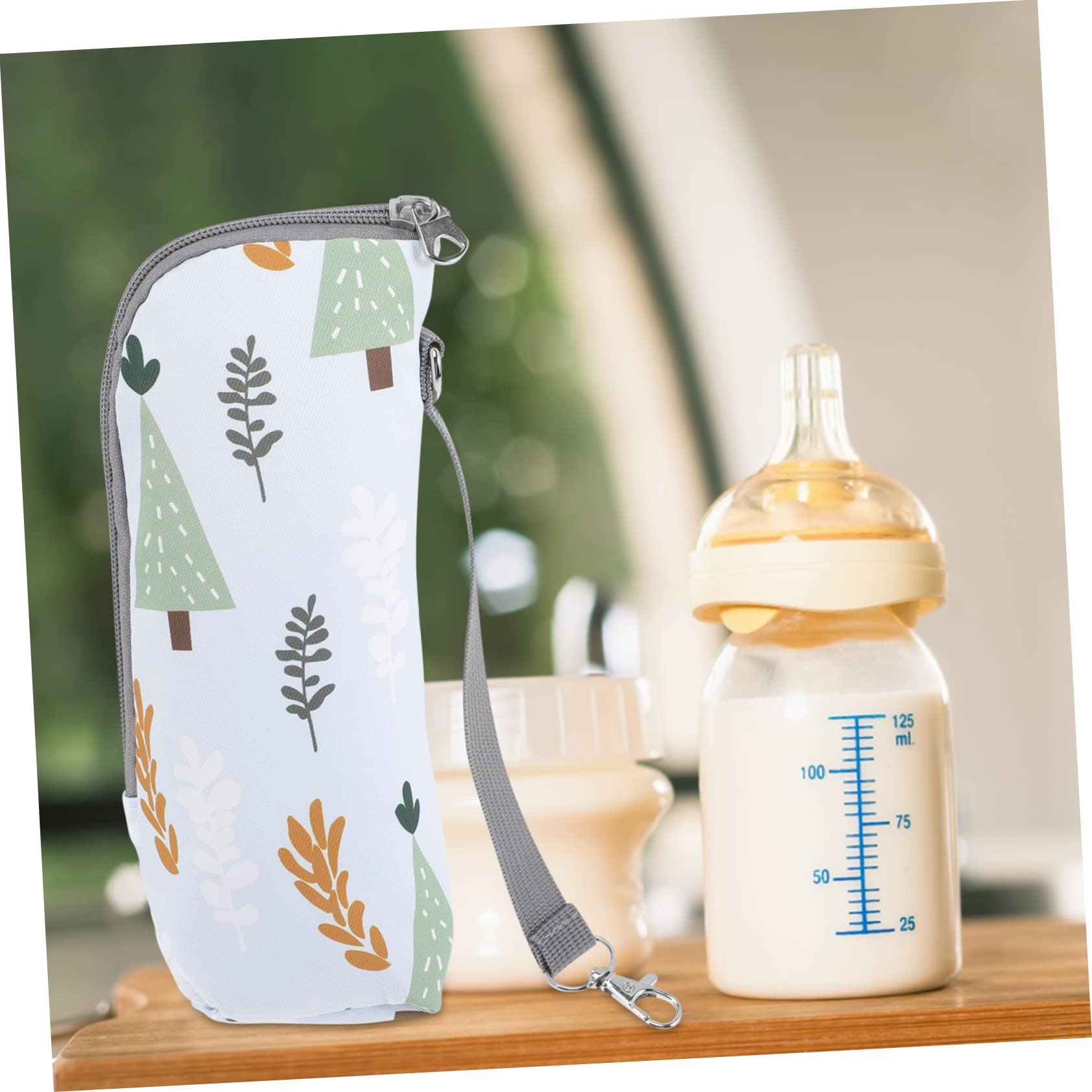 ibasenice 5pezzi Borsa Termica Per Biberon Portatile Sacchetto Isotermico Per Latte Per Viaggi e Passeggiate Con Maniglia Mantiene La Temperatura Per Ore Accessorio Pratico Per Mamme