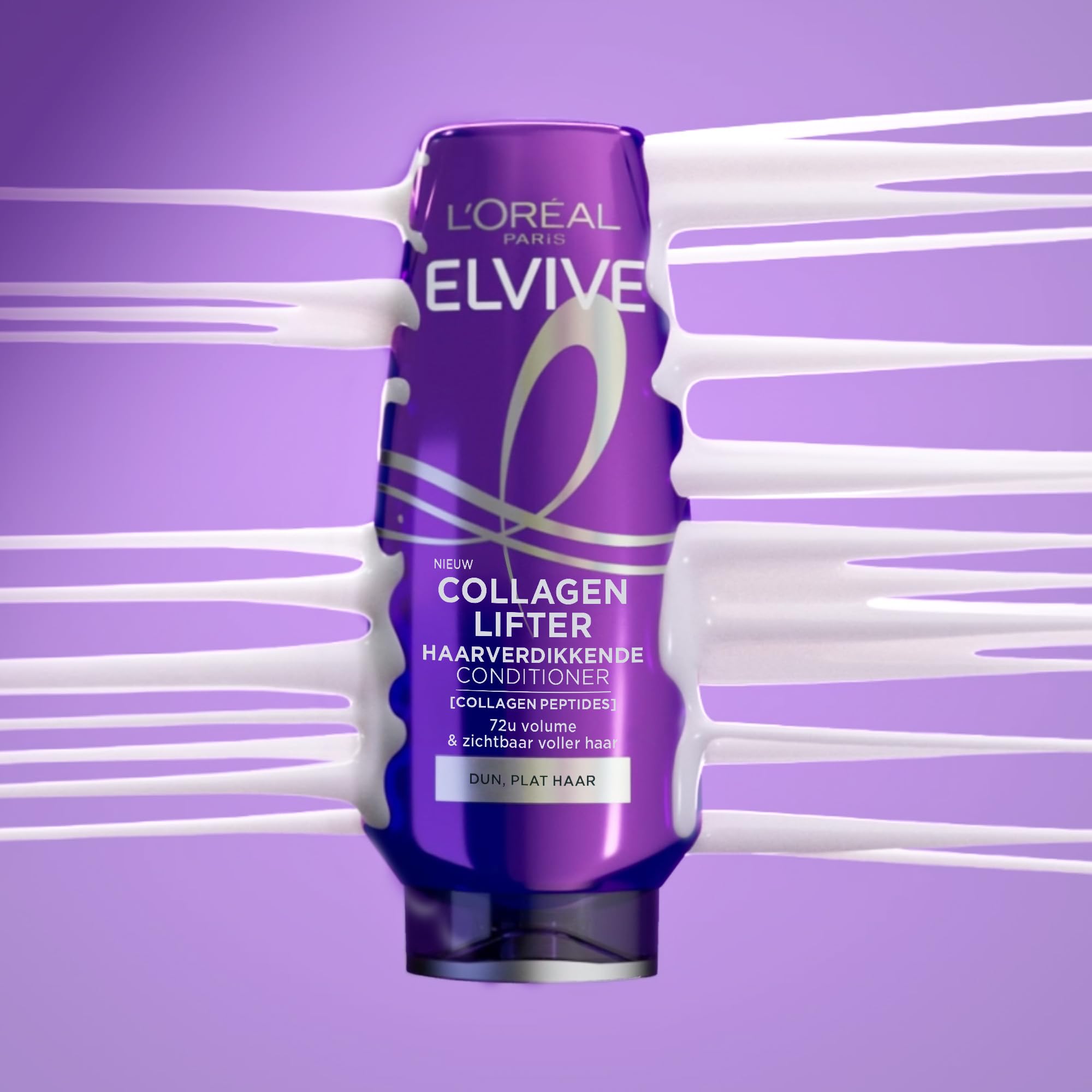 L'Oréal Paris Elvive Collagen Lifter Conditioner odżywka do włosów 72 h widoczna objętość, do cienkich, płaskich włosów, 6 x 200 ml