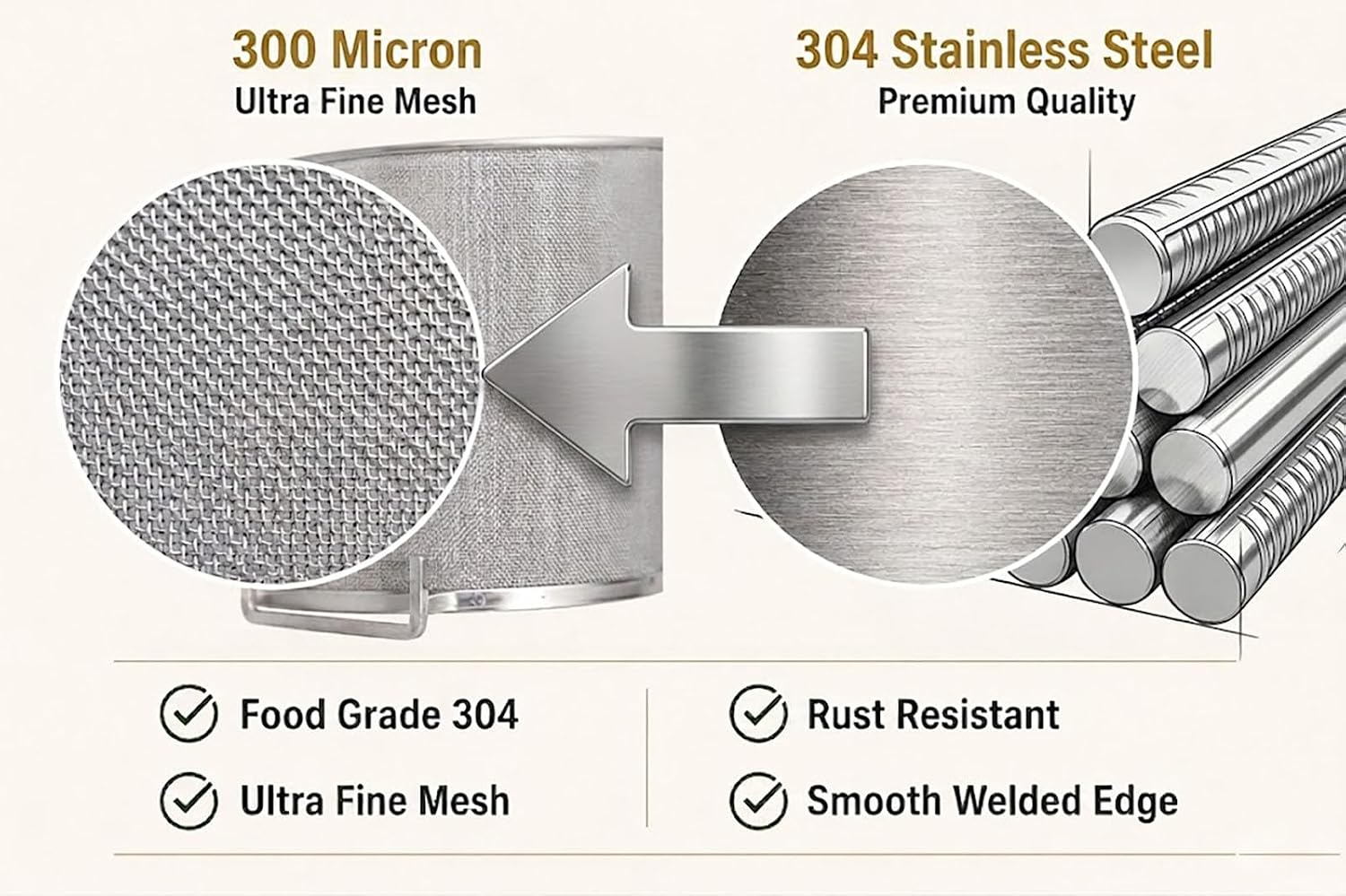Hop Spider 300 Micron Mesh Stainless Steel Hop Filter Strainer for Home Beer Brewing Kettle image 4