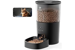 Cat Feeder Camera, Automatic App Control Fish-Eye Lens Pet Camera with Two-Way Audio