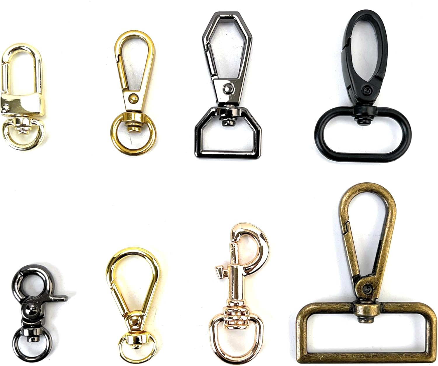 10 Pcs Swivel Trigger Clips Heavy Duty Lobster Claw Clasps Snap Hooks for Keychain Pet Leash Lanyard - Image 5