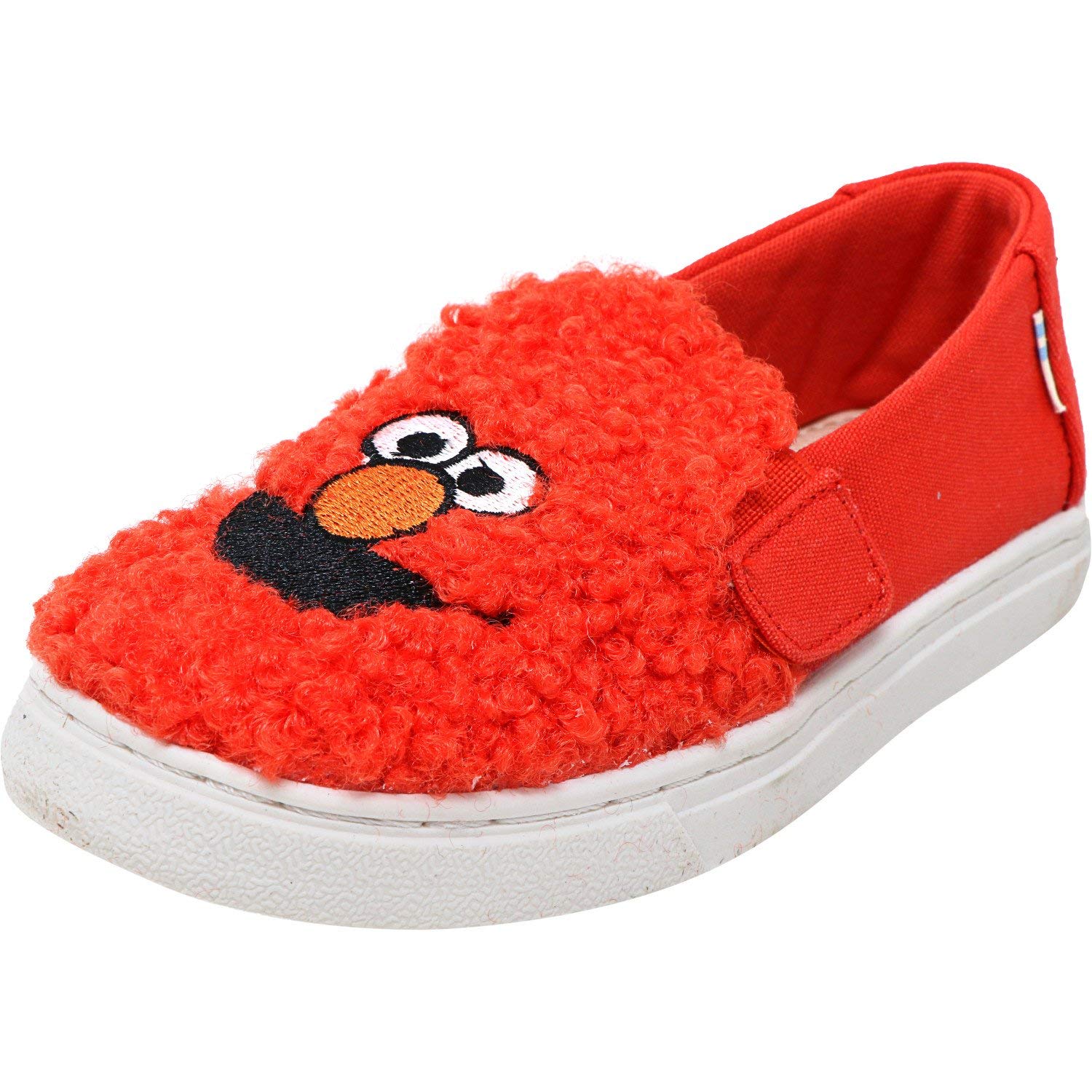 Sesame Street Toms Fuzzy Shoes Toms Sesame Street X Elmo Face Faux