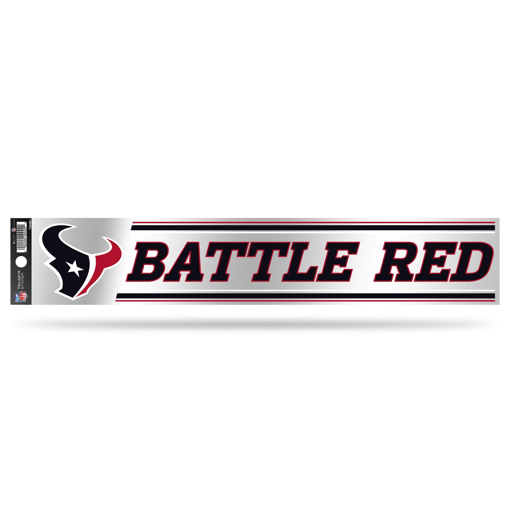 Rico Industries NFL Tailgate Sticker, 3 x 17-inches, Houston Texans โ image 1