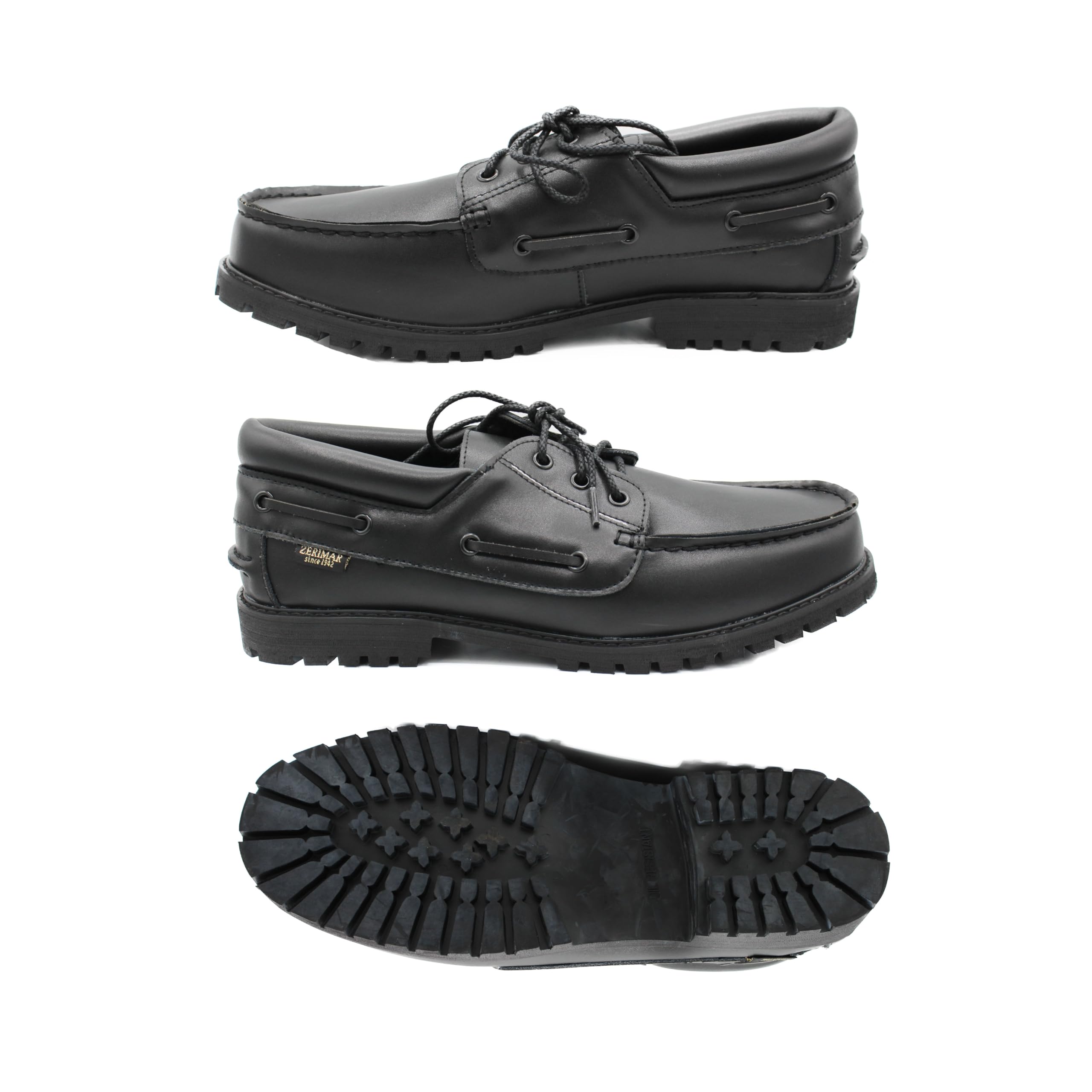 Zerimar Skórzane buty | Żeglarskie męskie lato | Męskie buty żeglarskie | Mokasyny Man