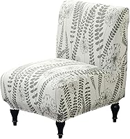 Vista 24 de HAOYONG - Funda de silla sin brazos de acento, funda elástica para silla deslizante con estampado, fundas protectoras para muebles, fundas