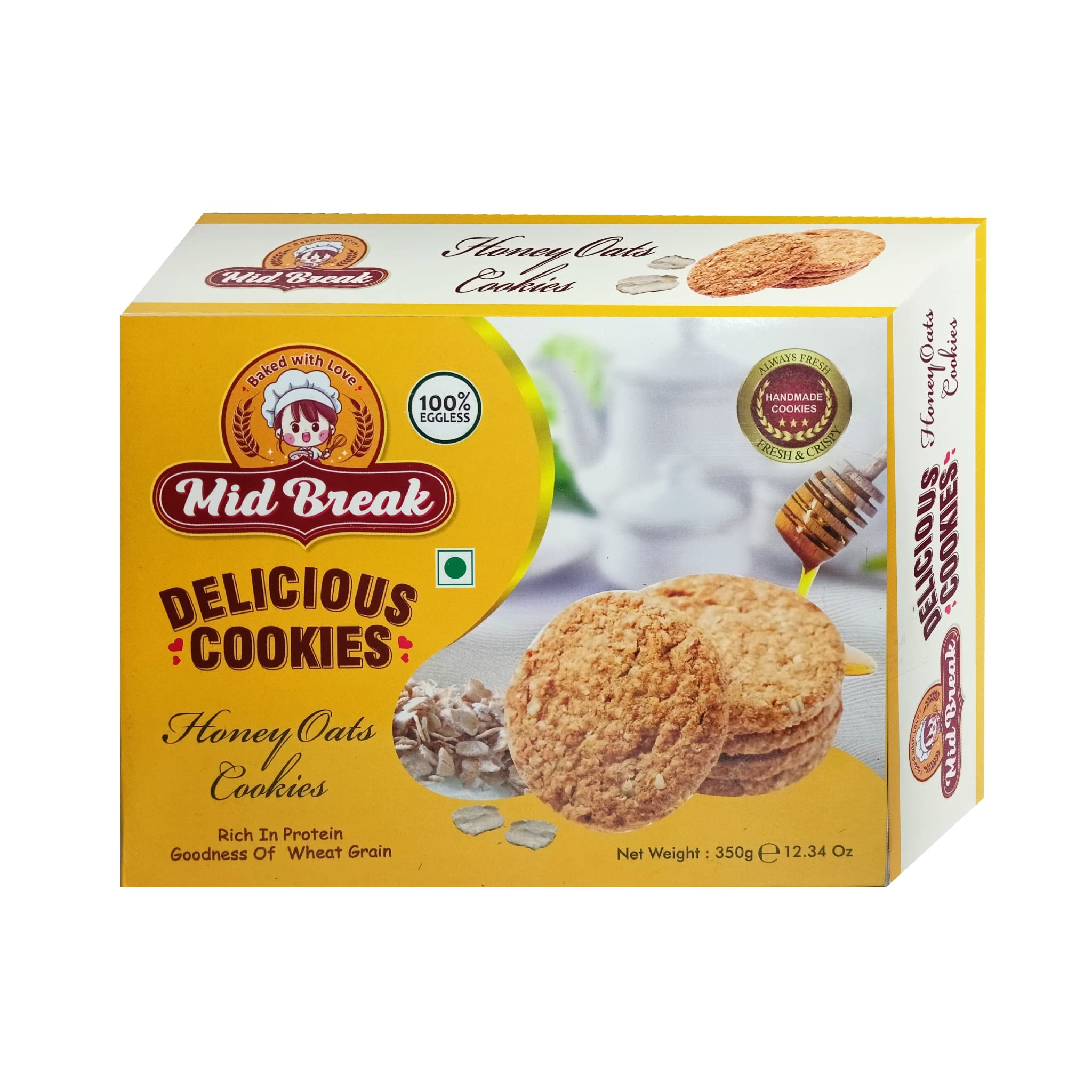 See full amazon price history chart for MidBreak - Honey Oats Cookies | 100% Eggless Cookies | Honey Oats Biscuits | Handmade Cookies | 350 gm | Pack of 1 MidBreak - Honey Oats Cookies | 100% Eggless Cookies | Honey Oats Biscuits | Handmade Cookies | 350 gm | Pack of 1 (B0B8SMPHBJ) Amazon Price History, Amazon Price Tracker