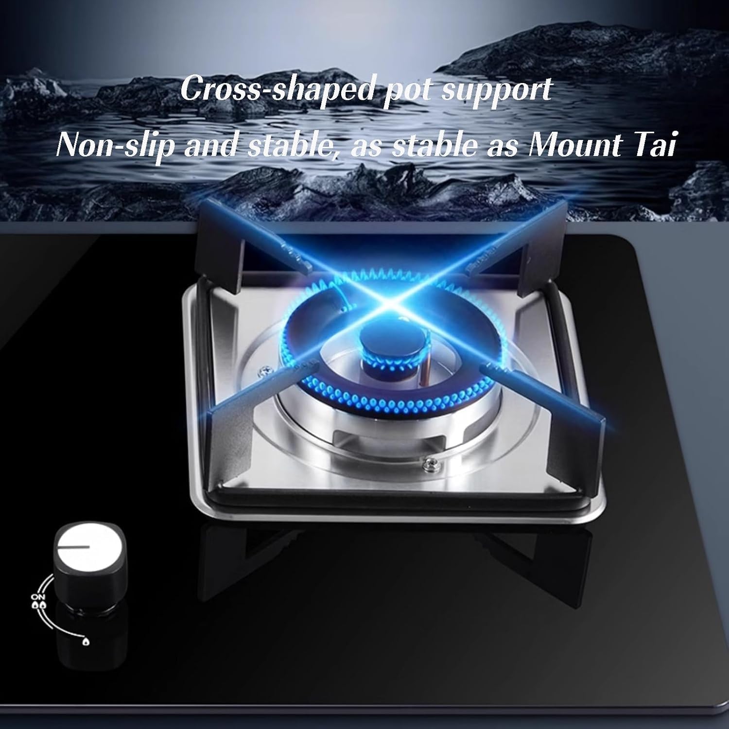 Gas Stove,2 Burners Natural Gas And Propane Stove,with Thermocouple Protection,for Seafood Boil,Home Brewing(NG)